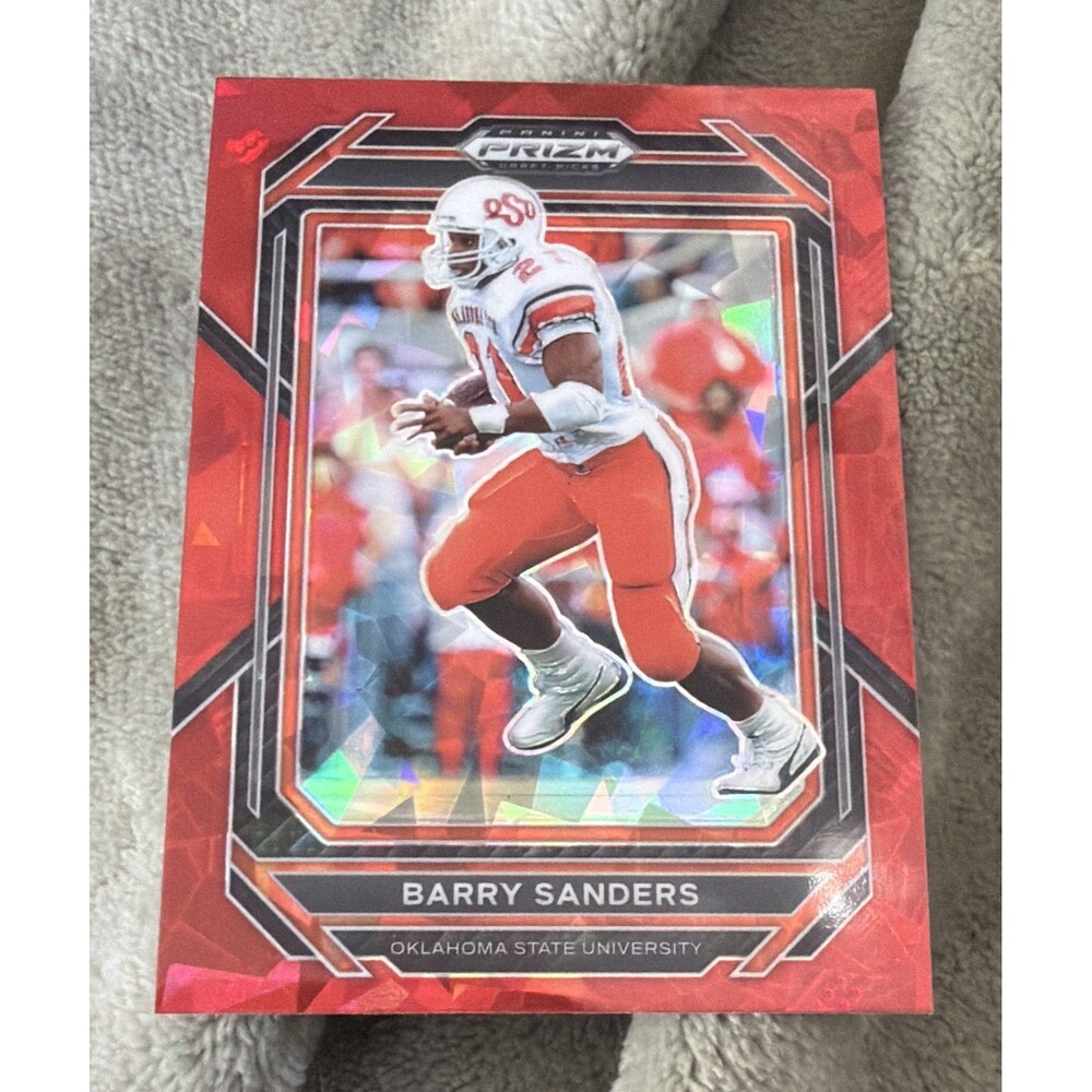 2023 Panini Prizm Draft Picks - Barry Sanders #7 Red Ice Prizm